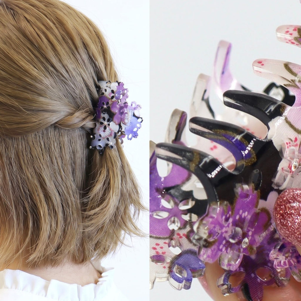 のレン バンスクリップ 小 182 サクラ / ヘアアクセサリー ヘアクリップ