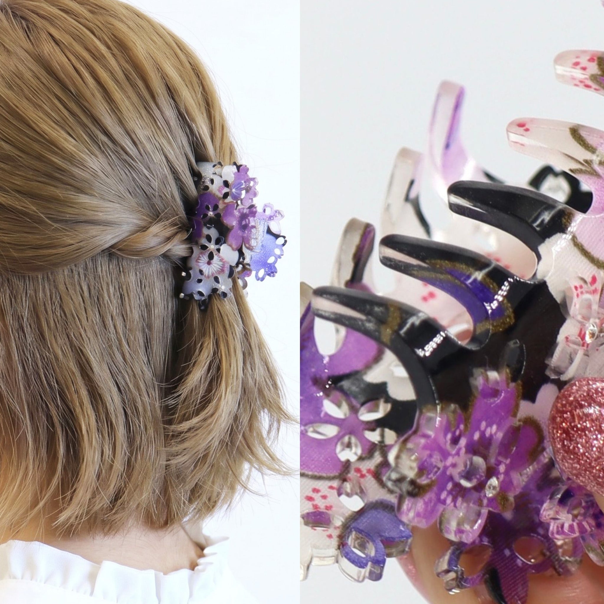 のレン バンスクリップ 小 182 サクラ / ヘアアクセサリー ヘアクリップ