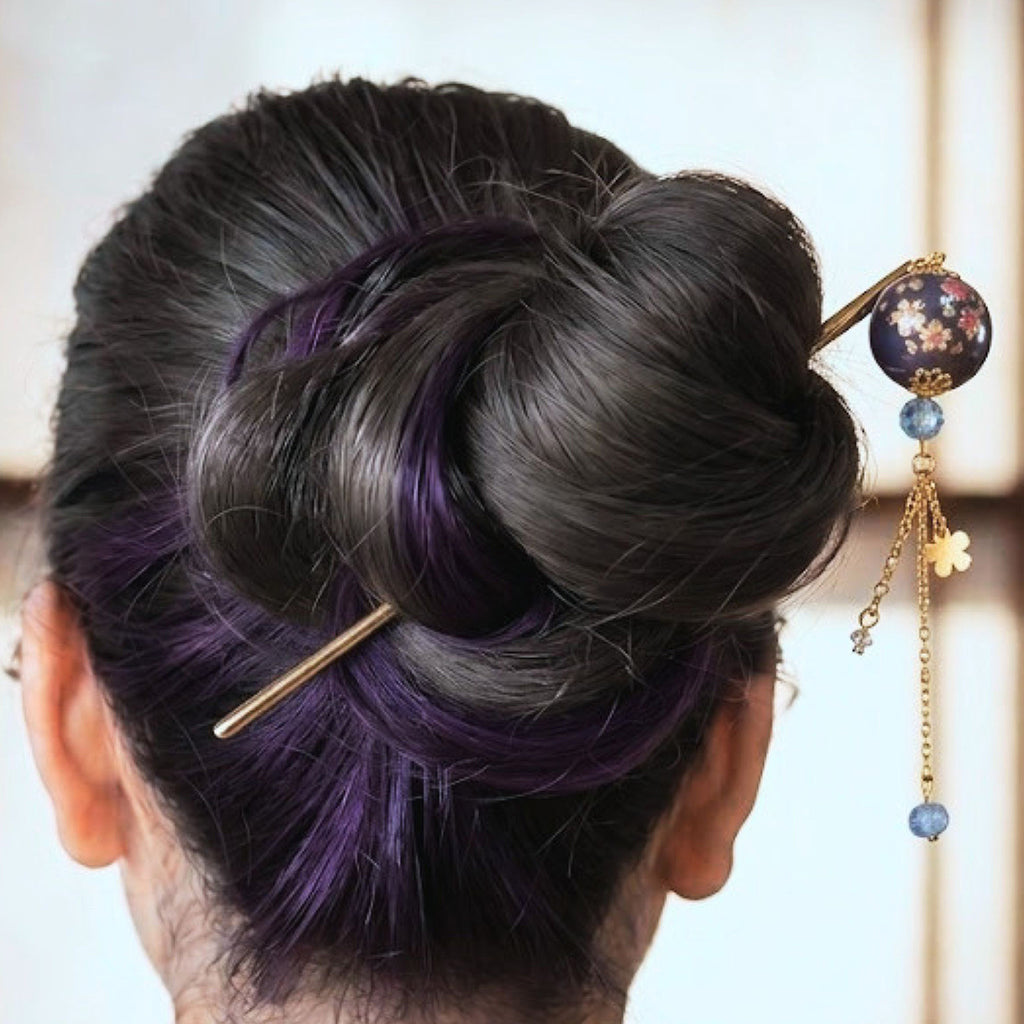 のレン 桜玉 かんざし / 1本挿し ヘアアクセサリー