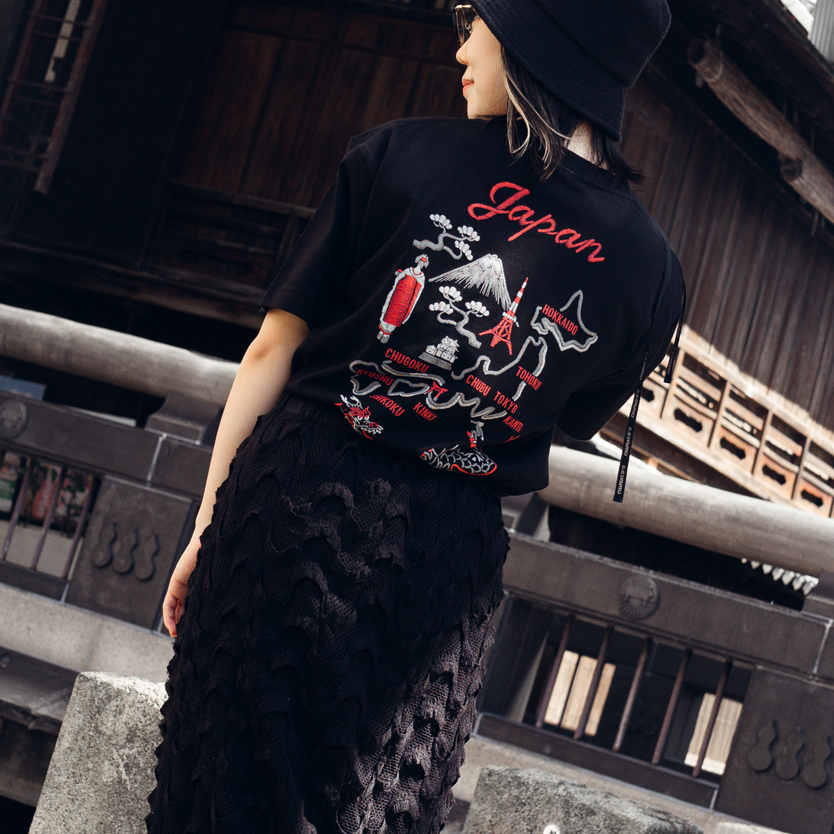 シジュウナナ JAPAN MAP Tシャツ ｜ M〜XL