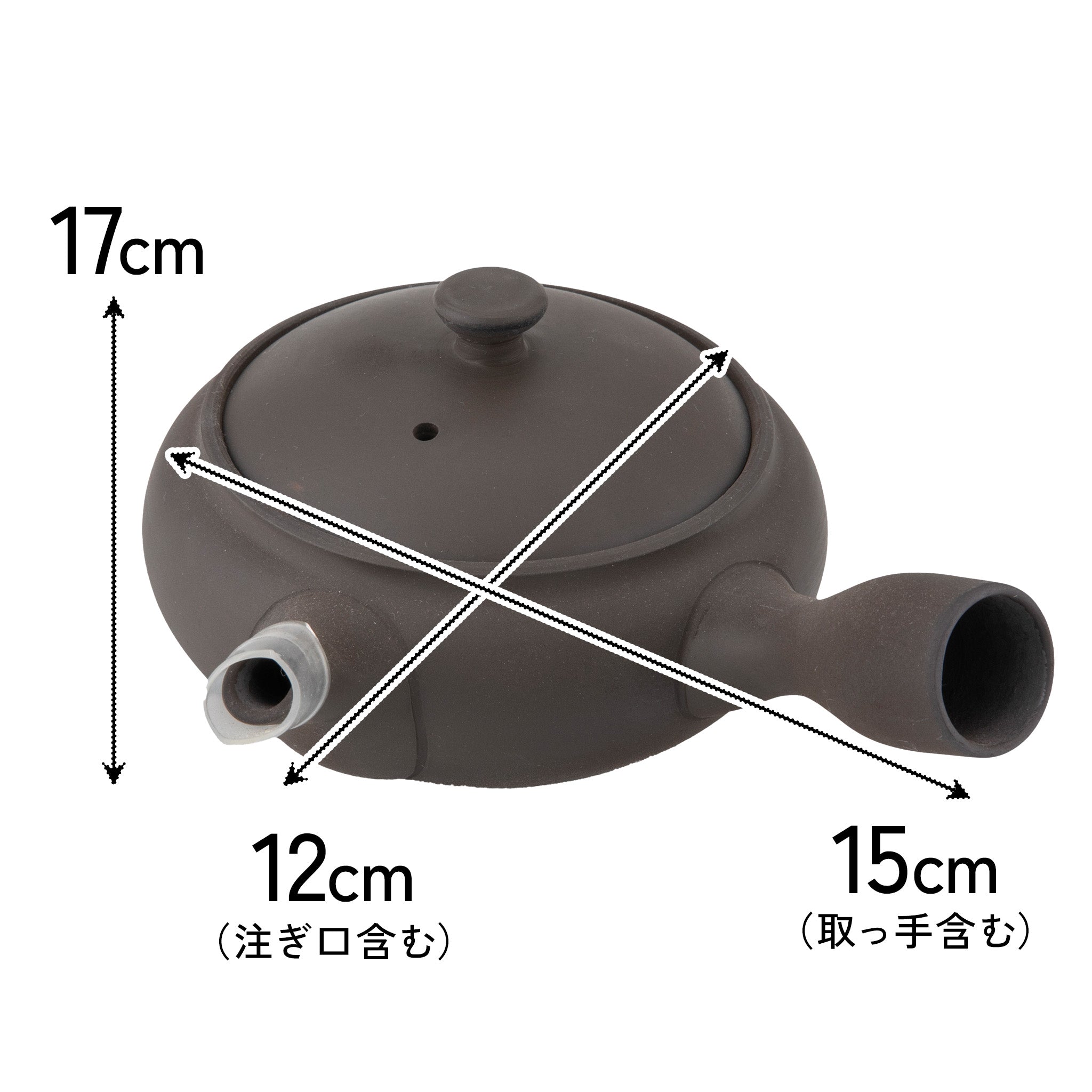 かもしか道具店 茶時間 萬古焼 急須 丸 / 100ml ・150ml