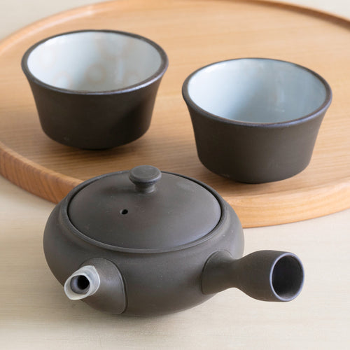 かもしか道具店 茶時間 萬古焼 急須 丸 / 100ml ・150ml