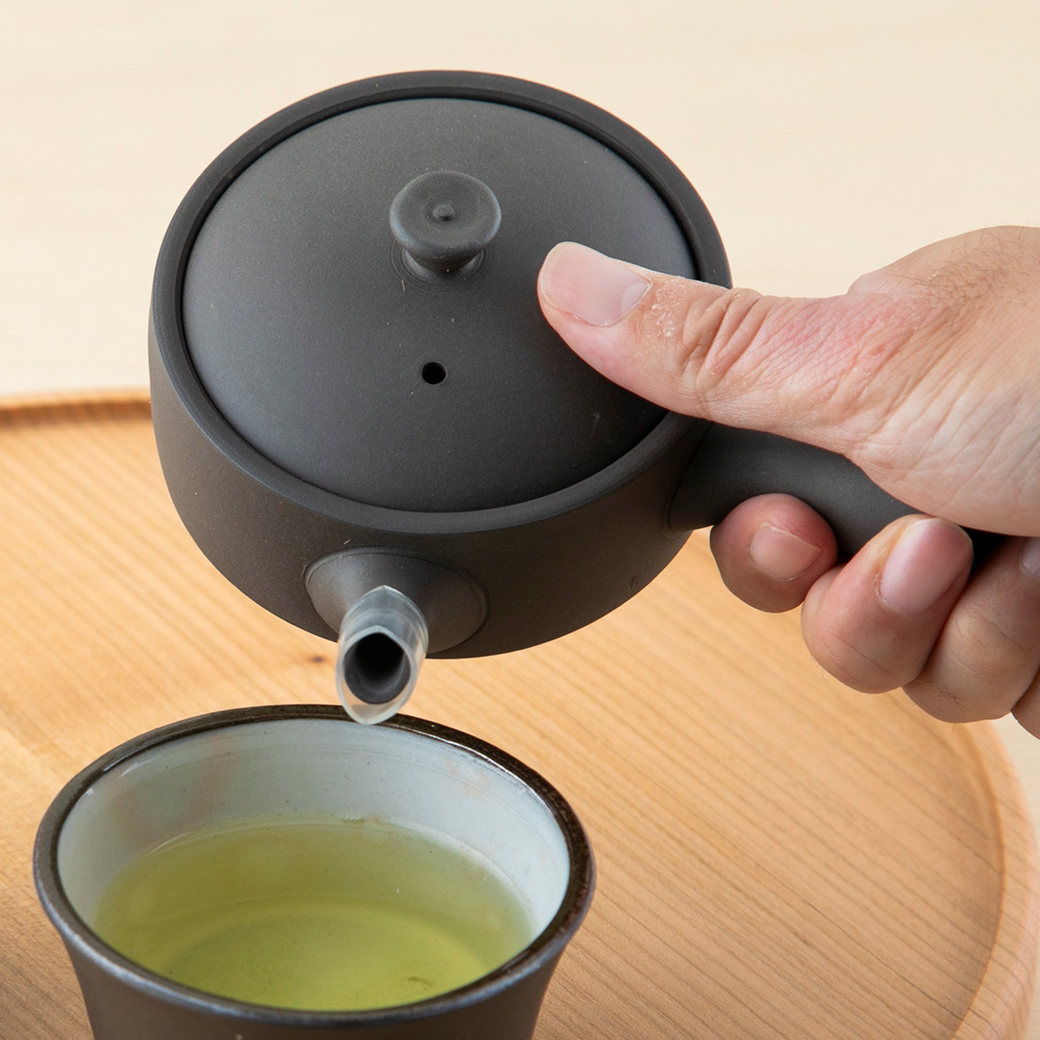 かもしか道具店 茶時間 萬古焼 急須 直 / 100ml・150ml
