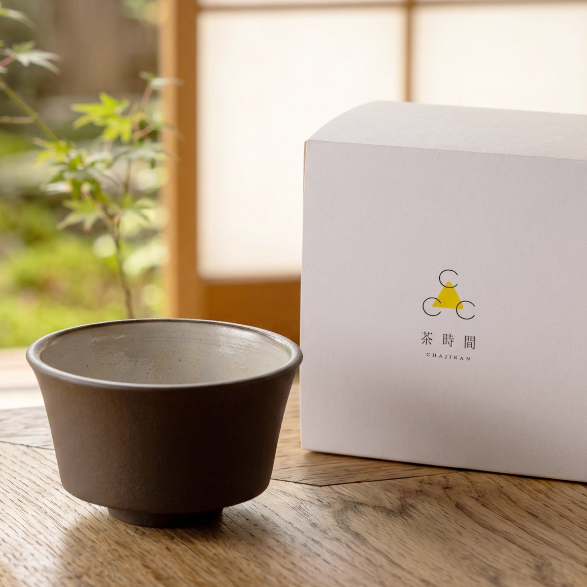 かもしか道具店 茶時間 萬古焼 煎茶碗 直 / 湯飲み 150ml