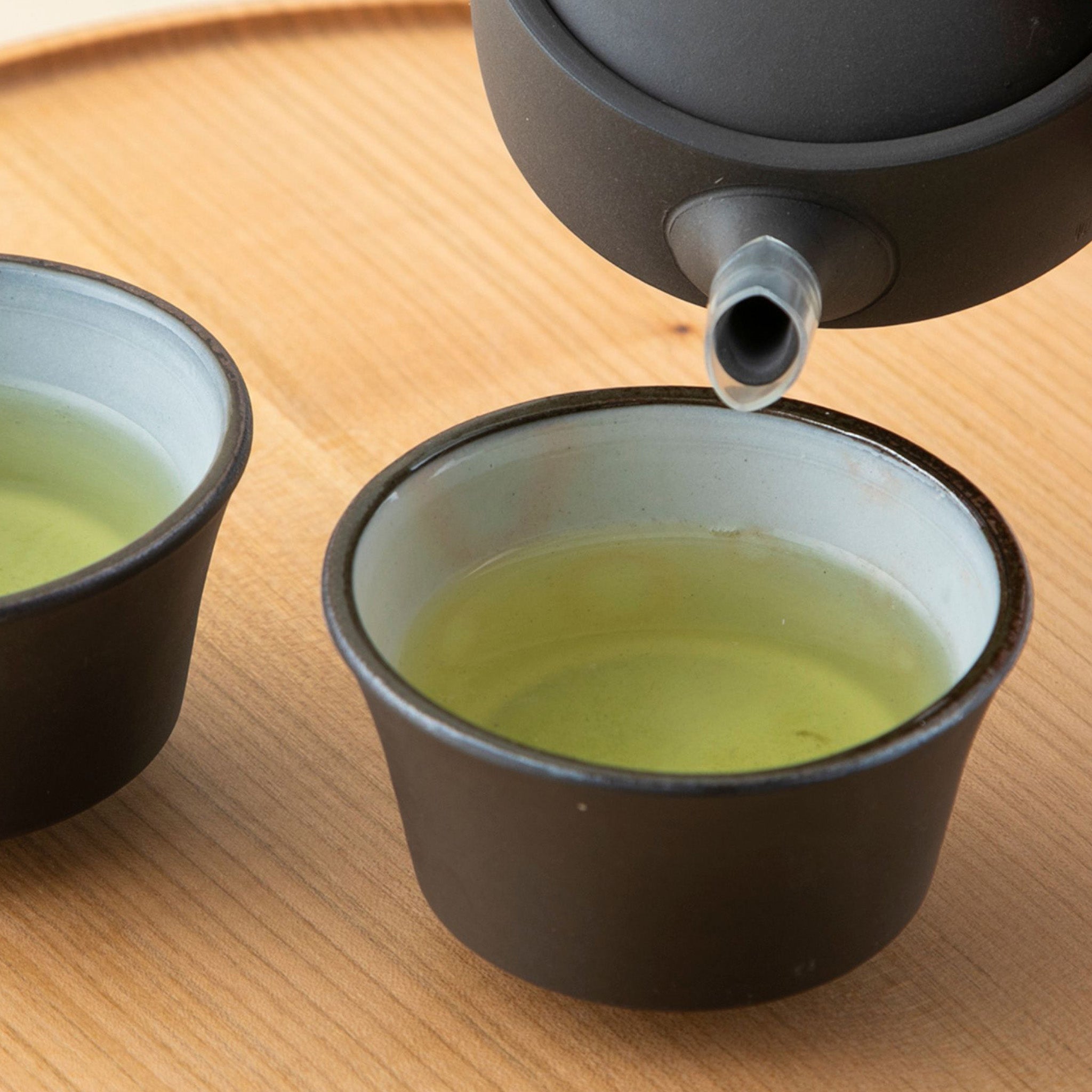 かもしか道具店 茶時間 萬古焼 煎茶碗 直 / 湯飲み 150ml