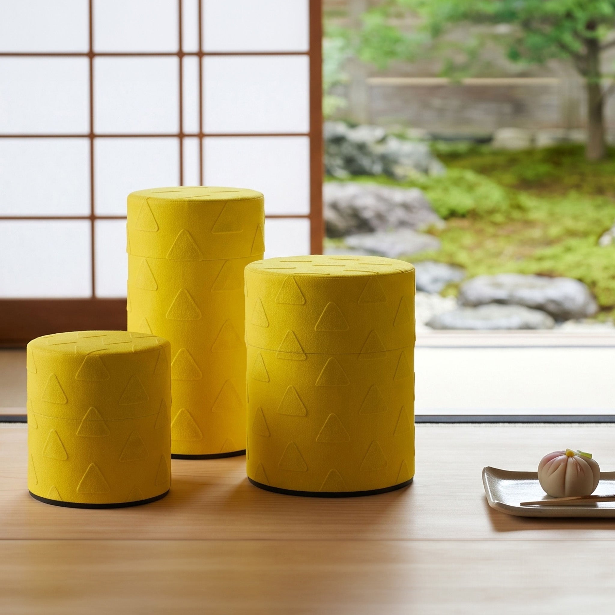 かもしか道具店 和紙の茶筒 / 茶缶 / 100ｇ・150g・200ｇ