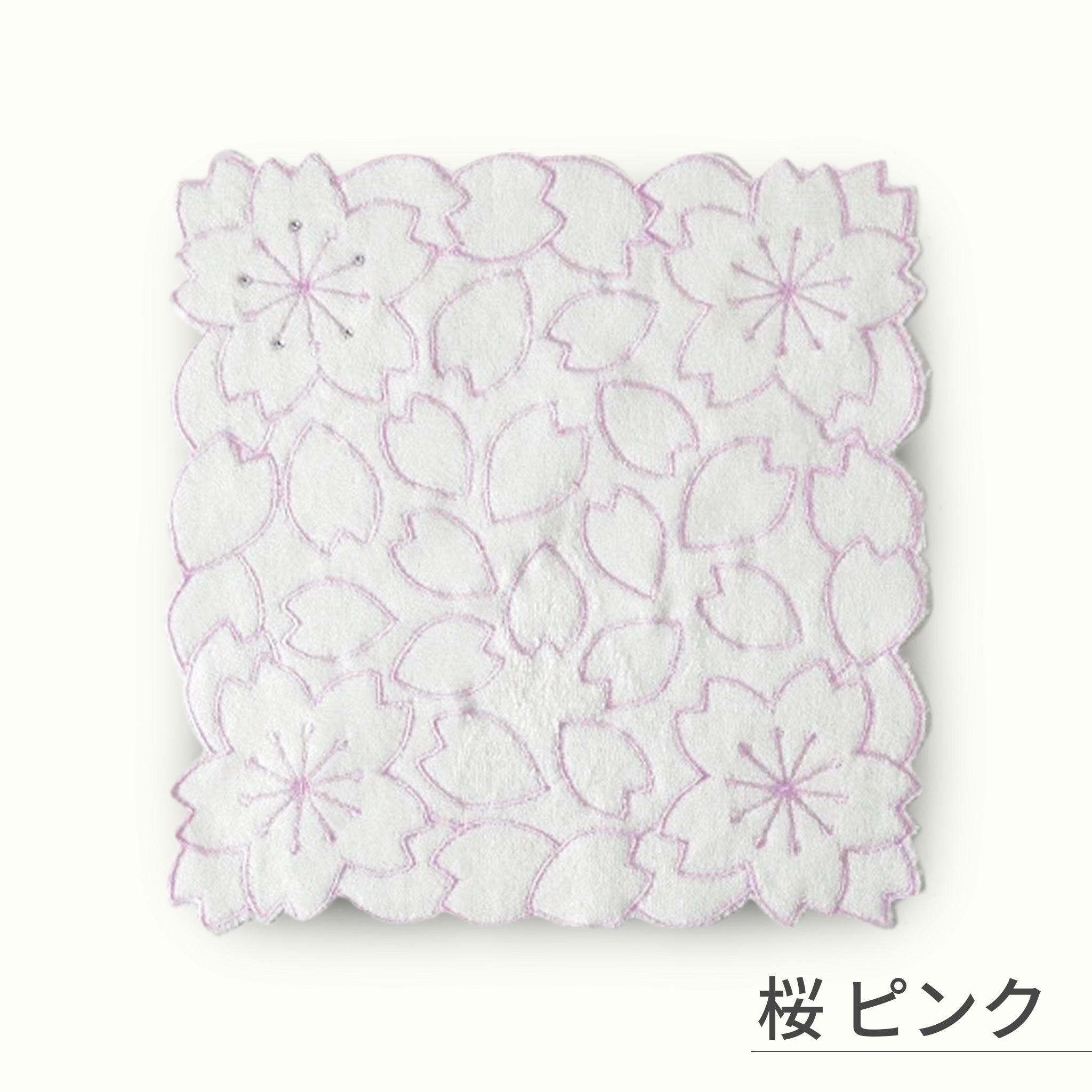 のレン 竹タオル / レーヨン（竹繊維）70% 綿 30% 約24cm×24cm タオルハンカチ