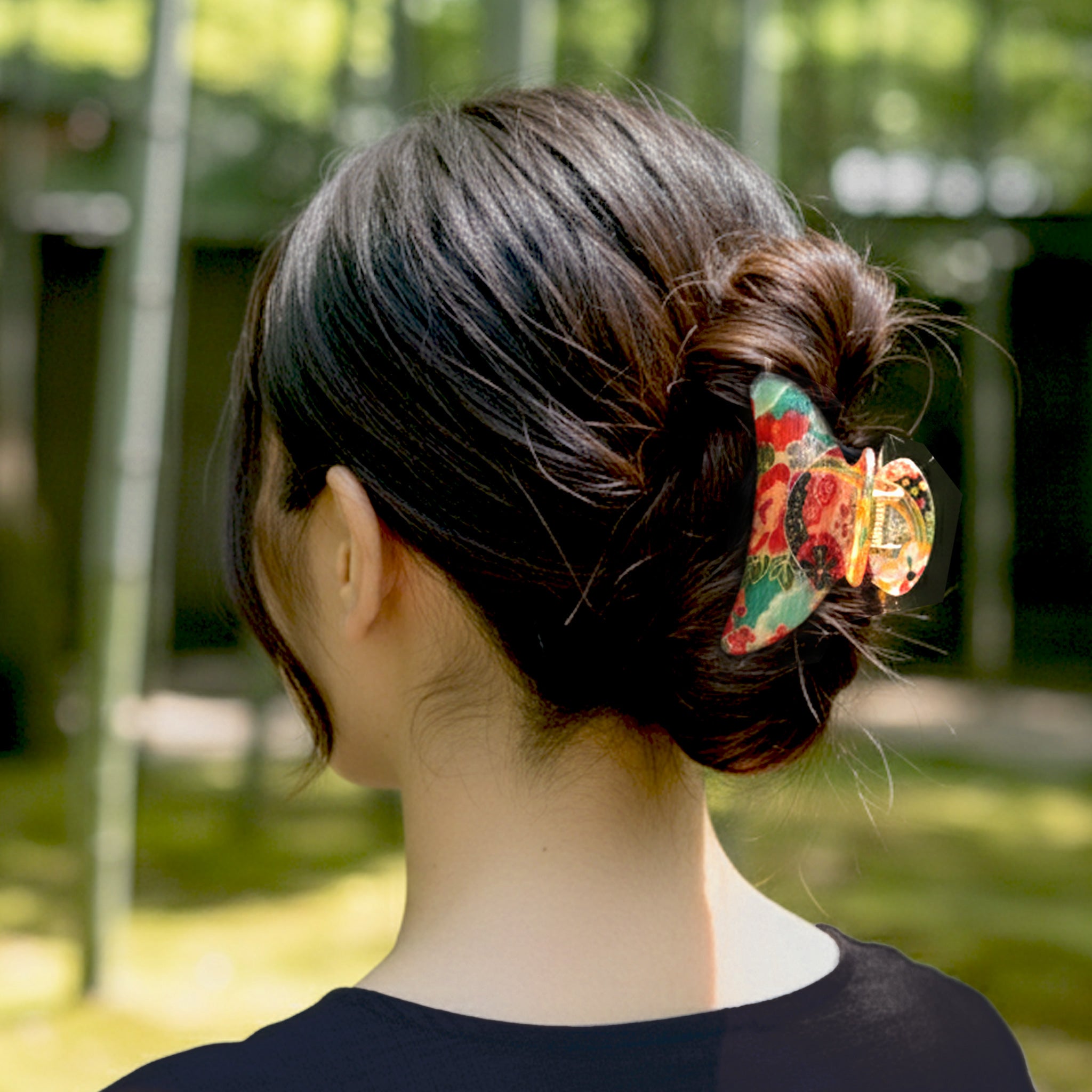 のレン バンス 大 / アクリル ヘアクリップ NDシリーズ