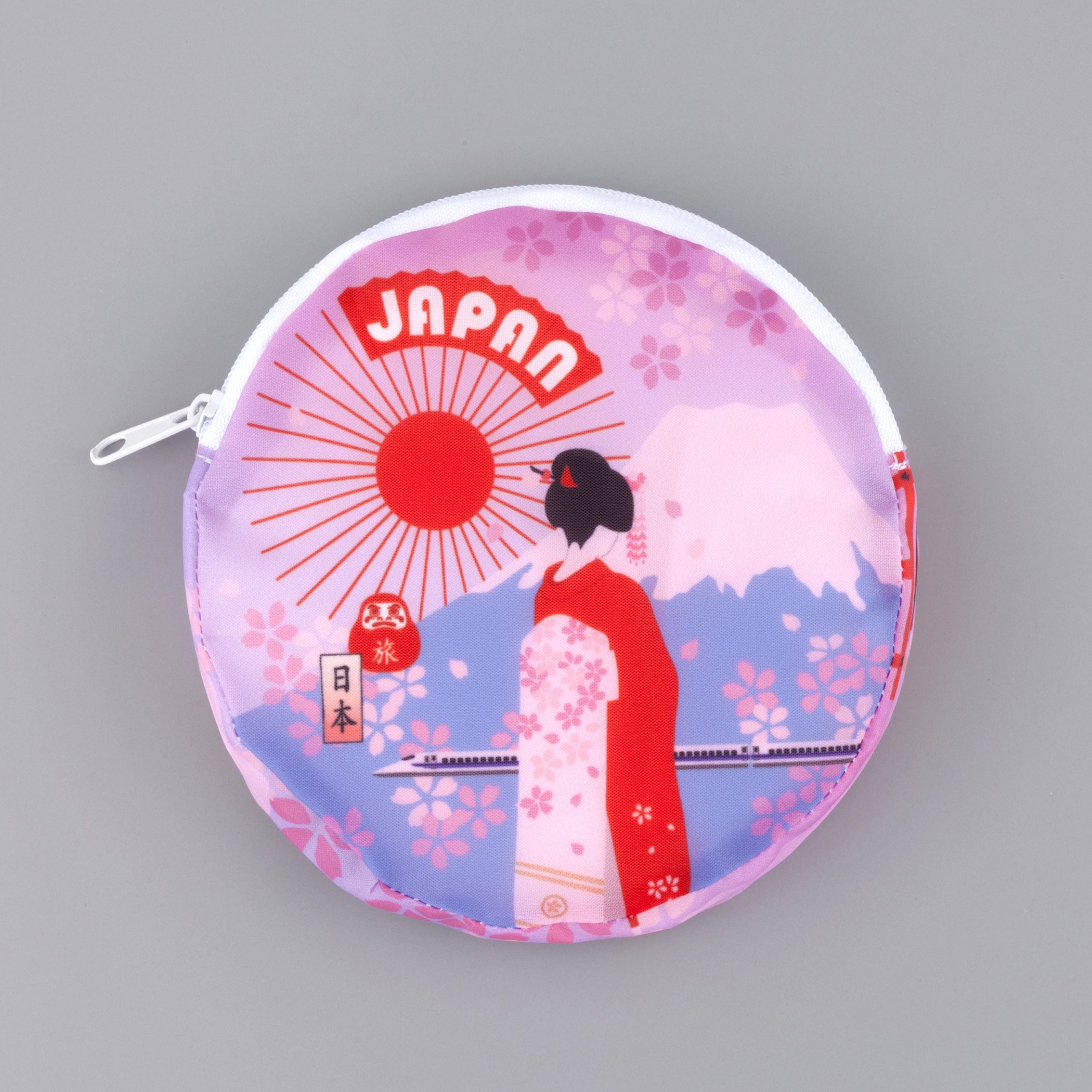 のレン ジャパノラマ ご当地柄 エコバッグ / 収納ポーチ付き