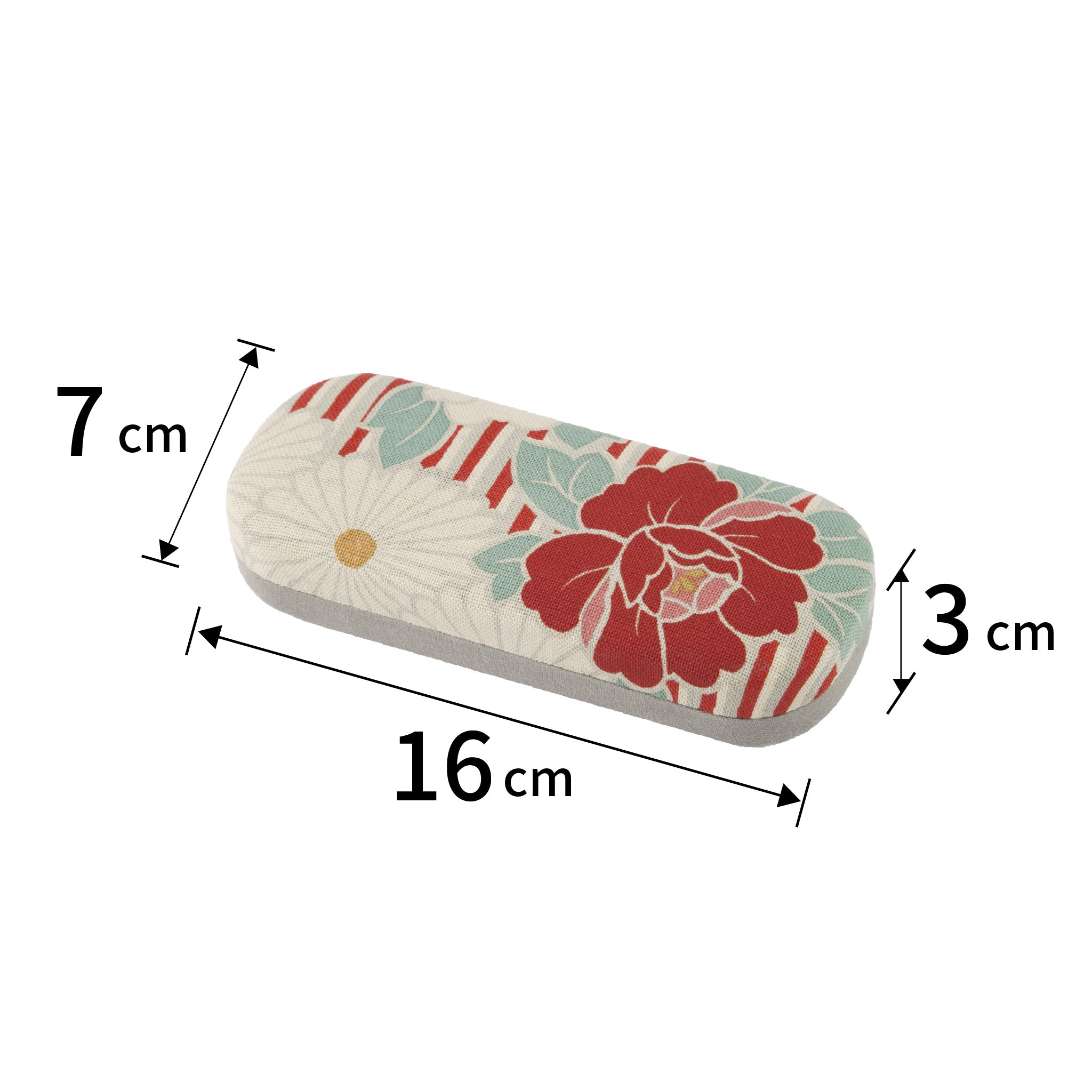 のレン 眼鏡ケース レトロフラワー　