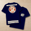 HiKESHi SPiRiT NEW 抜染OD火消Tシャツ ネイビー
